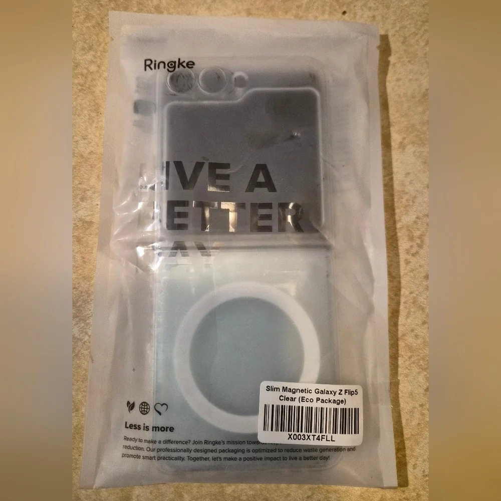Ringke Slim Magnetic Case for Samsung Galaxy Z Flip5 – Clear (New in Package)
